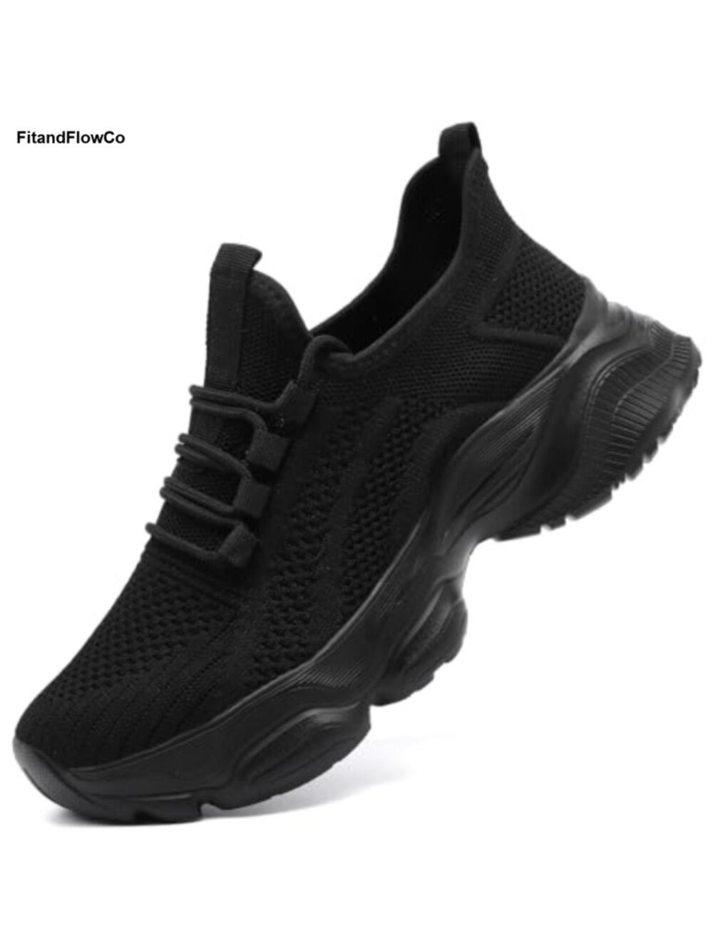 Women's Chunky Platform Sneakers Breathable Mesh Walking Shoes